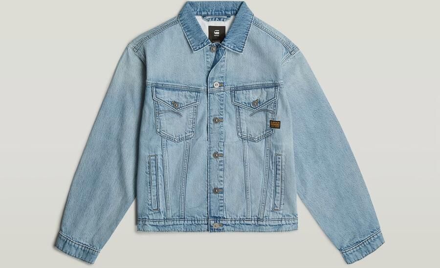 G-Star RAW Relaxed Denim Jack Lichtblauw Dames - Foto 6