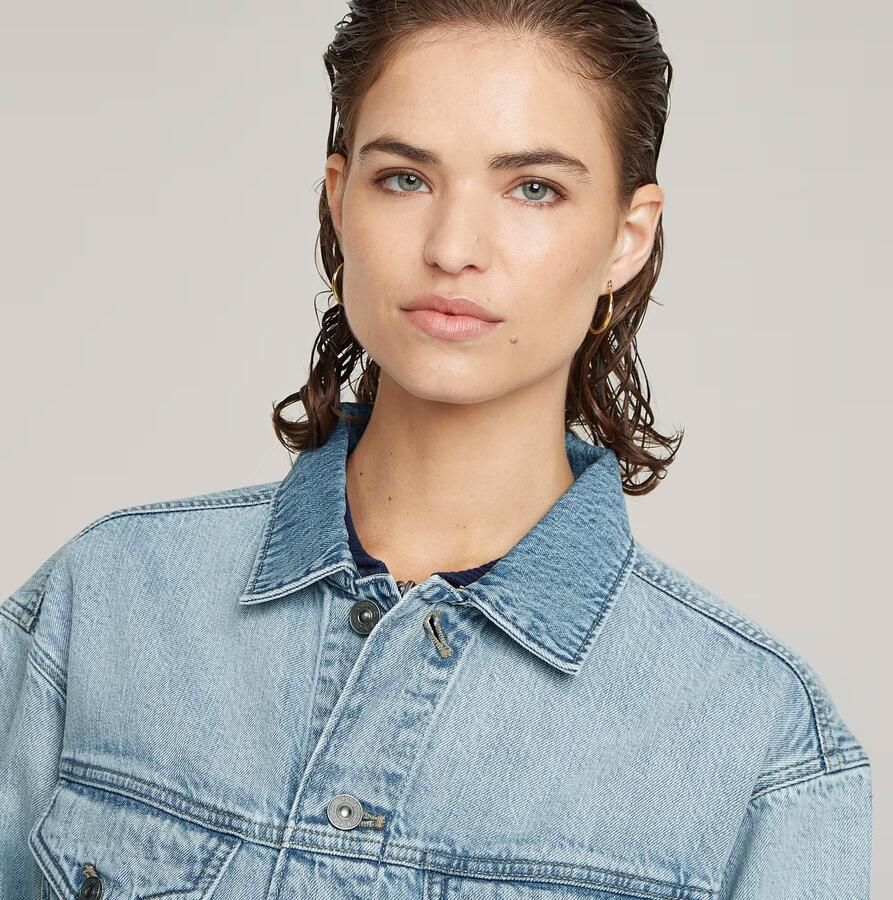 G-Star RAW Relaxed Denim Jack Lichtblauw Dames - Foto 5