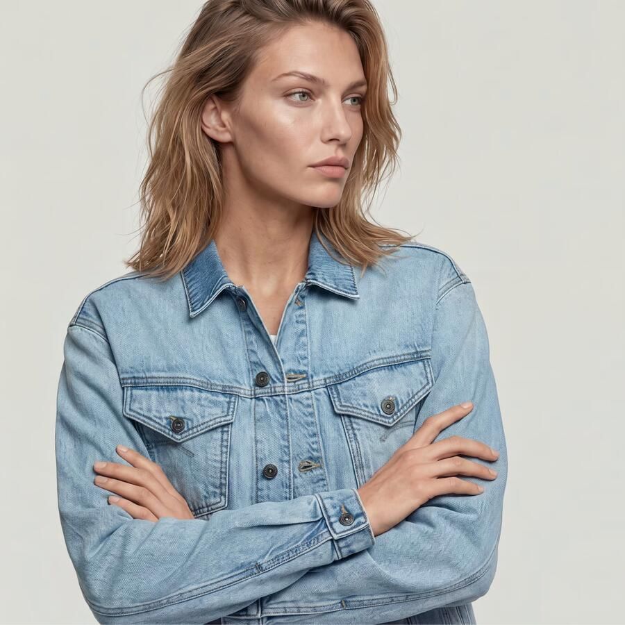 G-Star RAW Relaxed Denim Jack Lichtblauw Dames - Foto 3