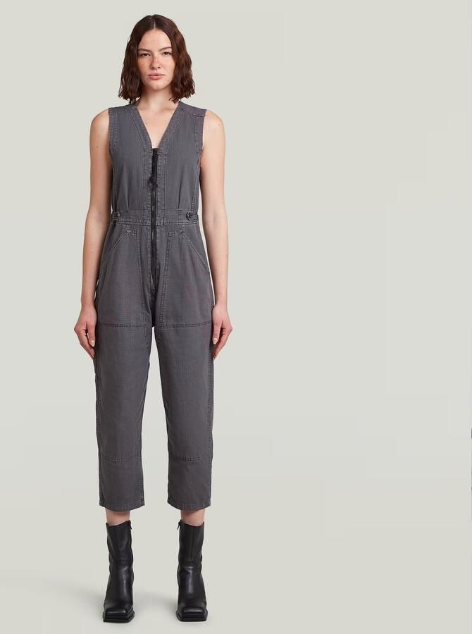 G-Star RAW Relaxed Jumpsuit Grijs Dames - Foto 7