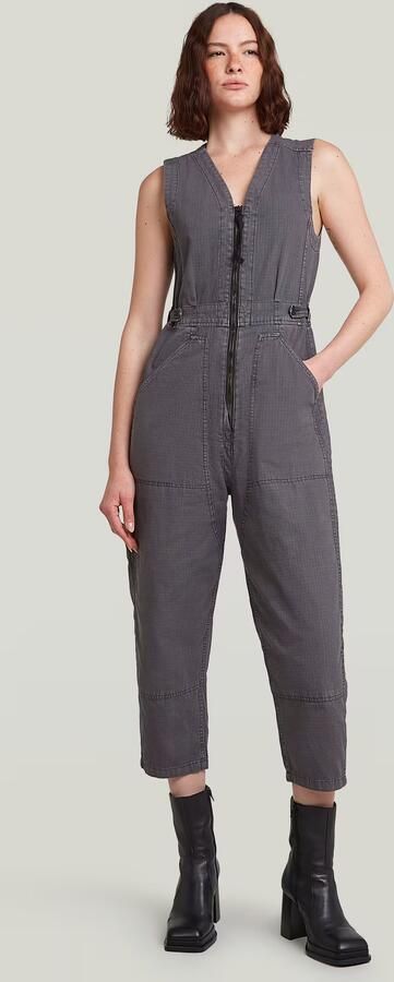 G-Star RAW Relaxed Jumpsuit Grijs Dames - Foto 5