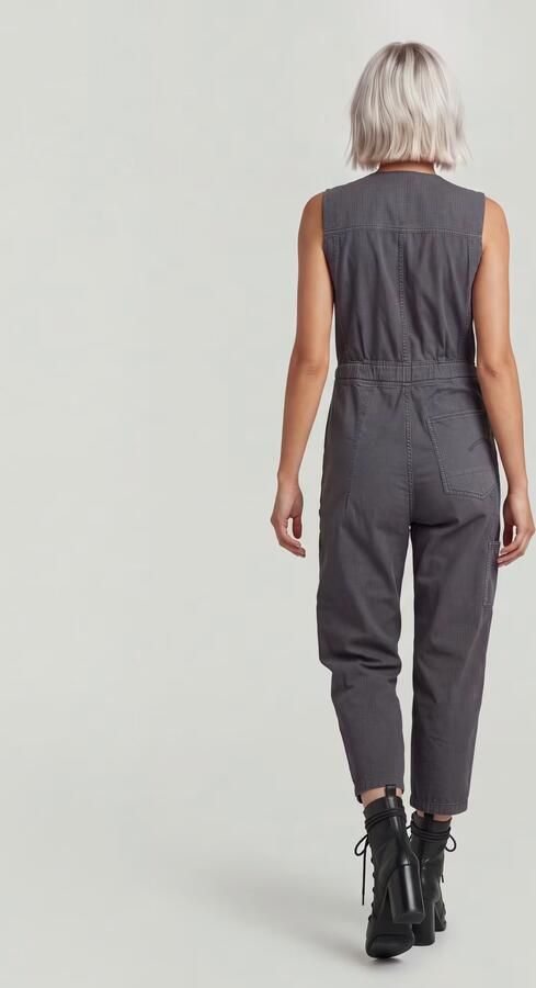 G-Star RAW Relaxed Jumpsuit Grijs Dames - Foto 6