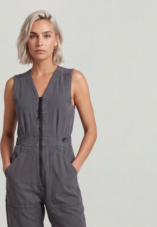 G-Star RAW Relaxed Jumpsuit Grijs Dames - Foto 5