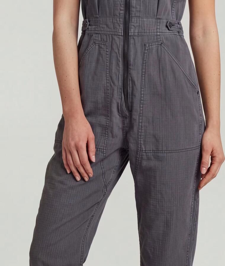 G-Star RAW Relaxed Jumpsuit Grijs Dames - Foto 4