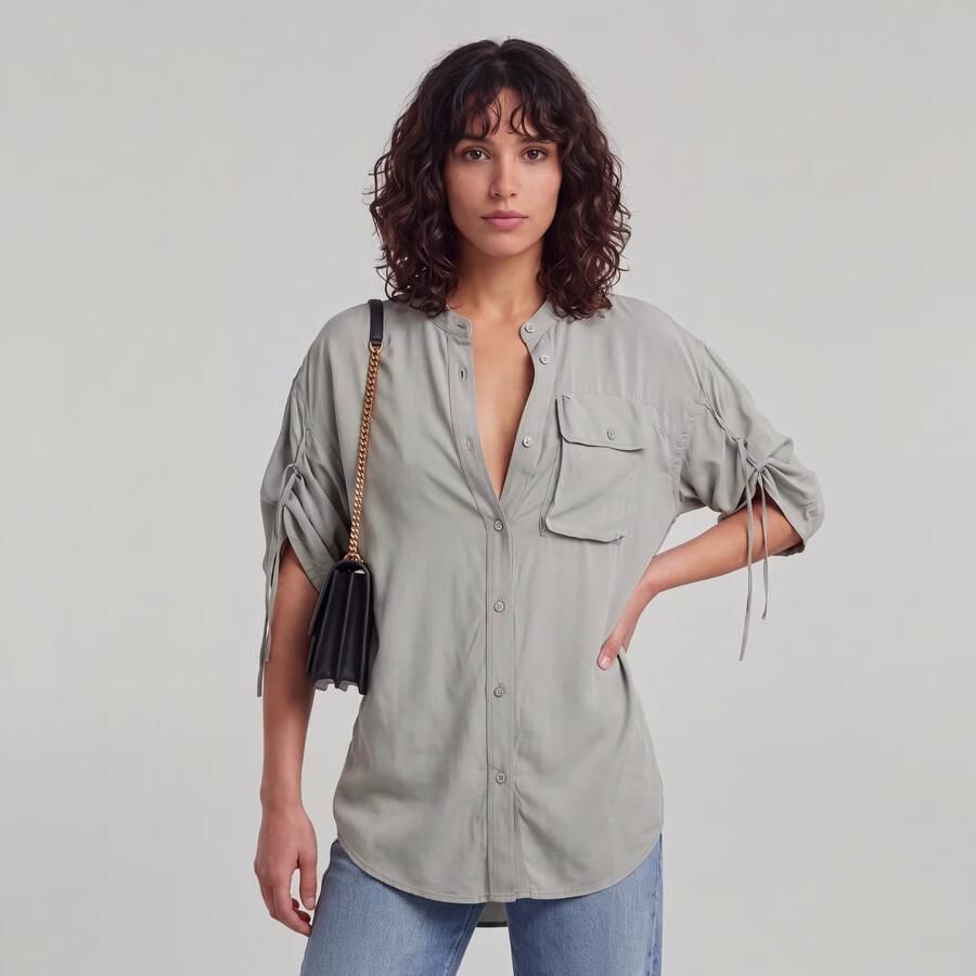 G-Star RAW Relaxed Overhemd Groen Dames - Foto 3