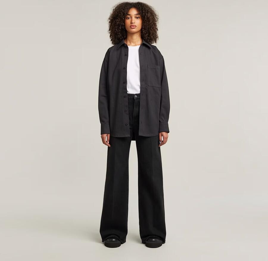 G-Star RAW Relaxed Overshirt Donkerblauw Dames - Foto 3