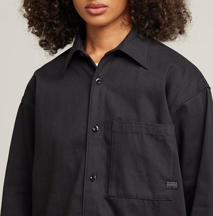 G-Star RAW Relaxed Overshirt Donkerblauw Dames - Foto 2