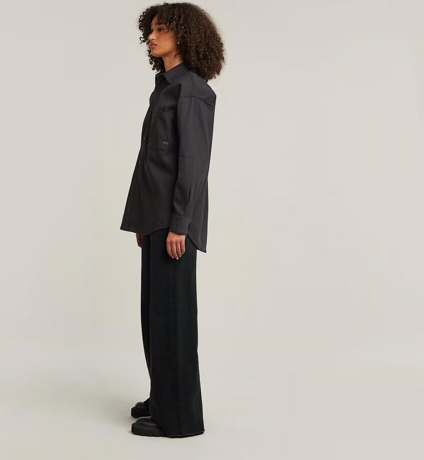 G-Star RAW Relaxed Overshirt Donkerblauw Dames - Foto 5