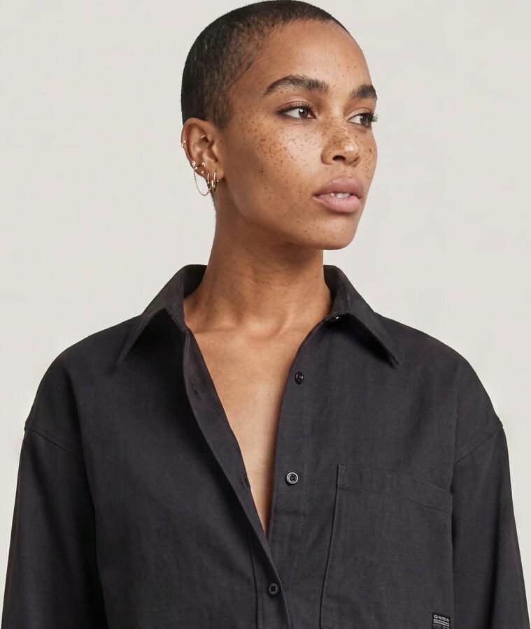 G-Star RAW Relaxed Overshirt Donkerblauw Dames - Foto 3