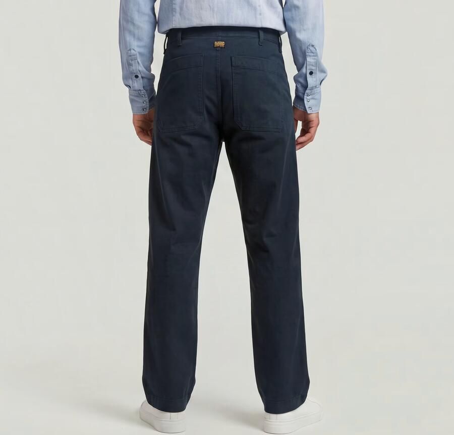 G-Star RAW Relaxed Straight Chino Donkerblauw Heren - Foto 5