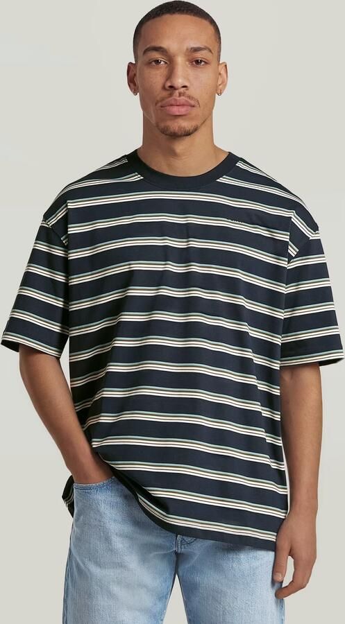 G-Star RAW Relaxed Stripe T-Shirt Meerkleurig Heren