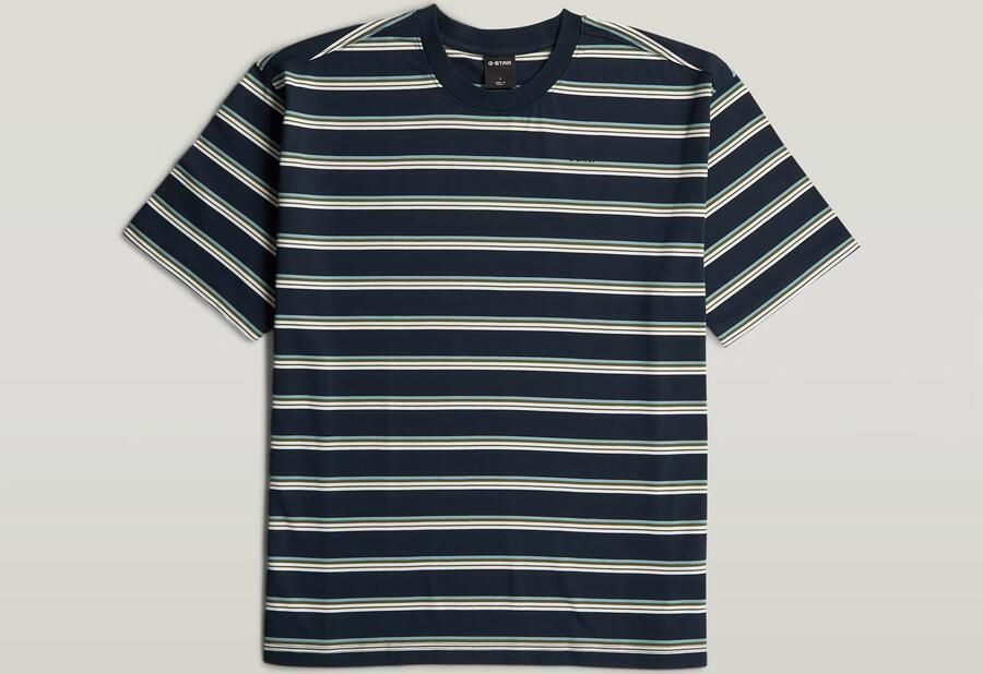 G-Star RAW Relaxed Stripe T-Shirt Meerkleurig Heren - Foto 5