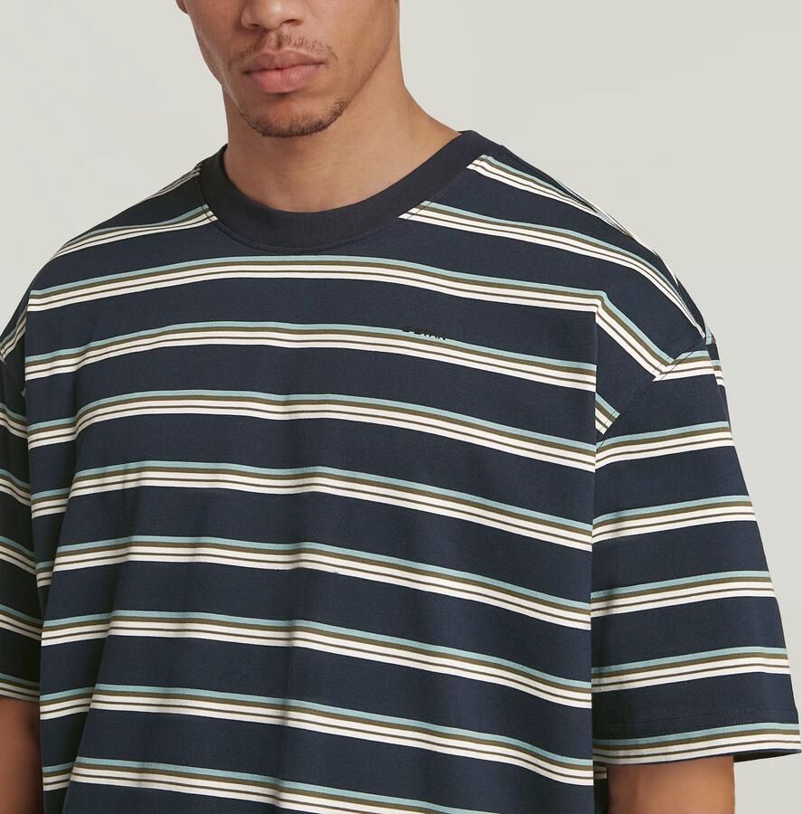 G-Star RAW Relaxed Stripe T-Shirt Meerkleurig Heren - Foto 4
