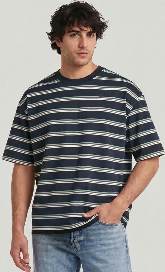 G-Star RAW Relaxed Stripe T-Shirt Meerkleurig Heren - Foto 6