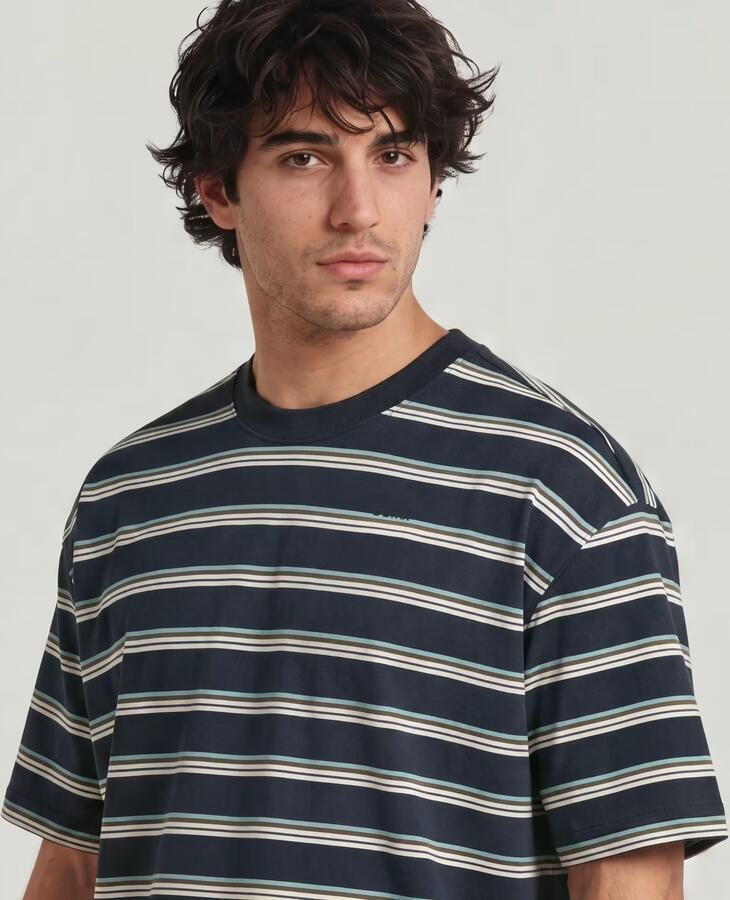 G-Star RAW Relaxed Stripe T-Shirt Meerkleurig Heren - Foto 5