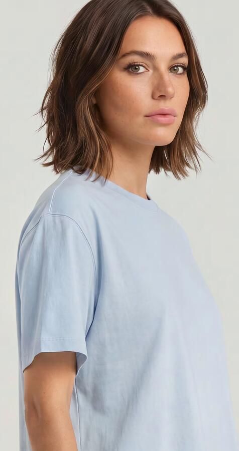G-Star RAW Relaxed T-Shirt Lichtblauw Dames - Foto 4