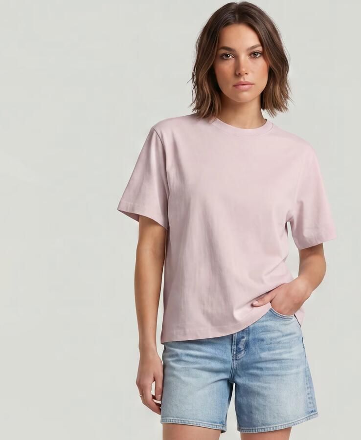 G-Star RAW Relaxed T-Shirt Roze Dames - Foto 4