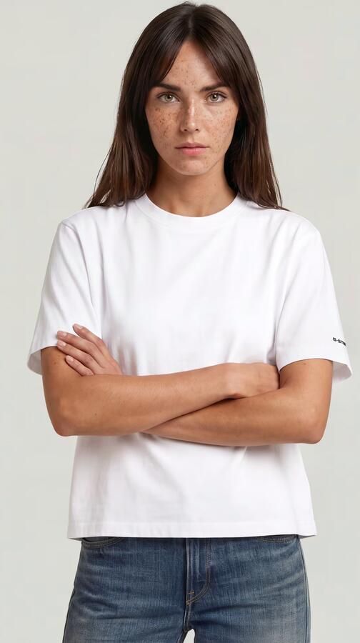 G-Star RAW Relaxed T-Shirt Wit Dames - Foto 5