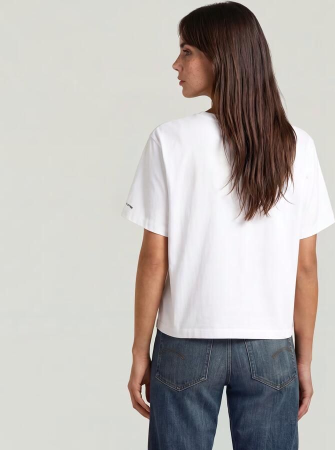 G-Star RAW Relaxed T-Shirt Wit Dames - Foto 3