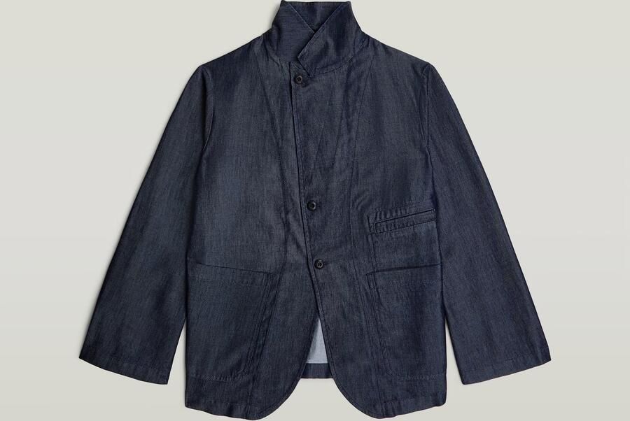 G-Star RAW Relaxed Utility Blazer Donkerblauw Dames - Foto 3