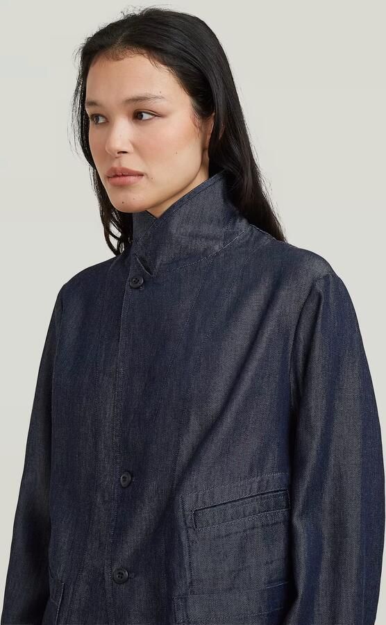 G-Star RAW Relaxed Utility Blazer Donkerblauw Dames - Foto 4