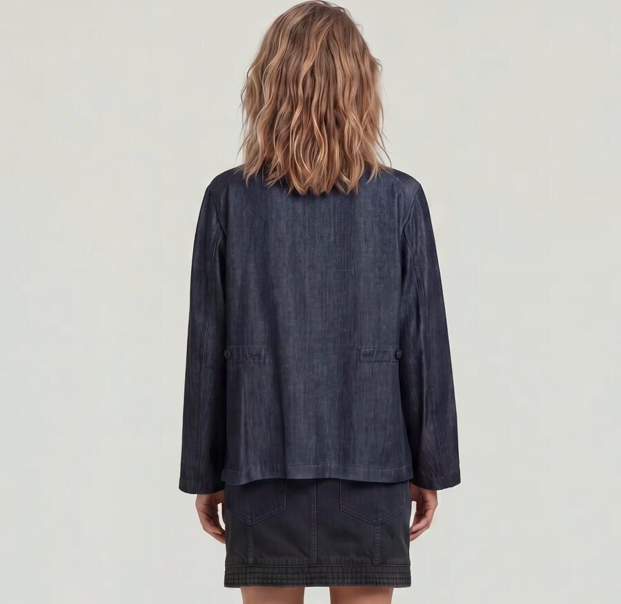 G-Star RAW Relaxed Utility Blazer Donkerblauw Dames - Foto 3