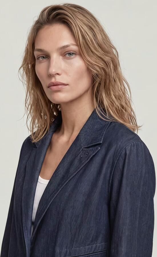 G-Star RAW Relaxed Utility Blazer Donkerblauw Dames - Foto 6