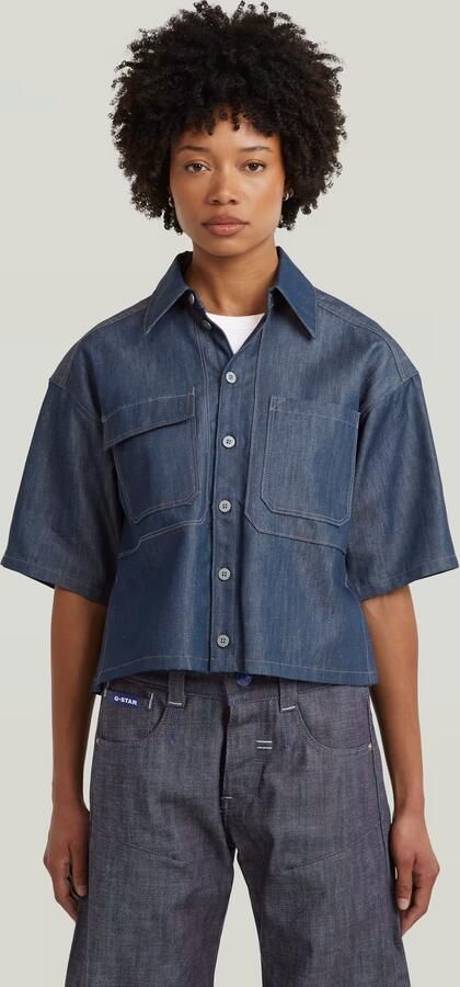 G-Star RAW Remix Overhemd Donkerblauw Dames - Foto 7