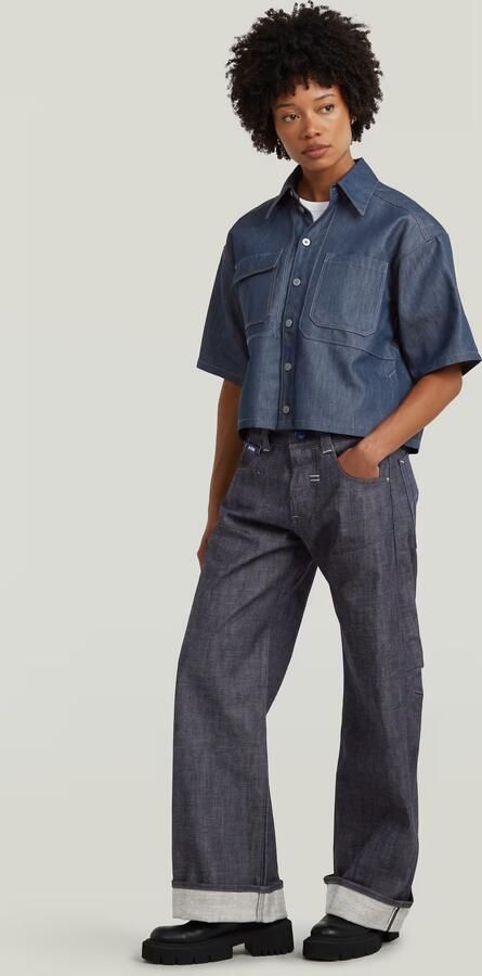 G-Star RAW Remix Overhemd Donkerblauw Dames - Foto 5