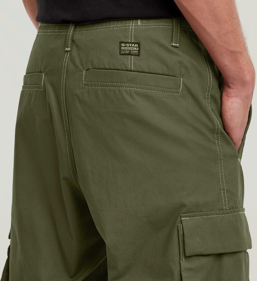 G-Star RAW Renato Straight Cargobroek Groen Heren - Foto 3