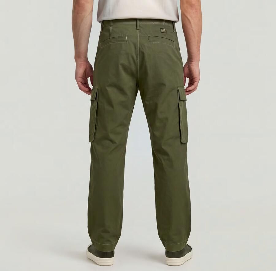 G-Star RAW Renato Straight Cargobroek Groen Heren - Foto 4