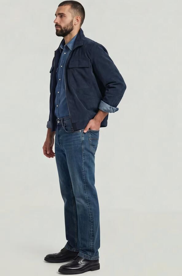 G-Star RAW Reno Relaxed Tapered Jeans Midden blauw Heren - Foto 6