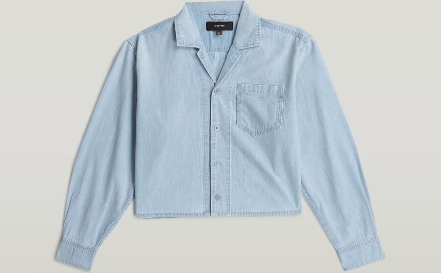 G-Star RAW Resort Boxy Relaxed Overhemd Lichtblauw Dames - Foto 7