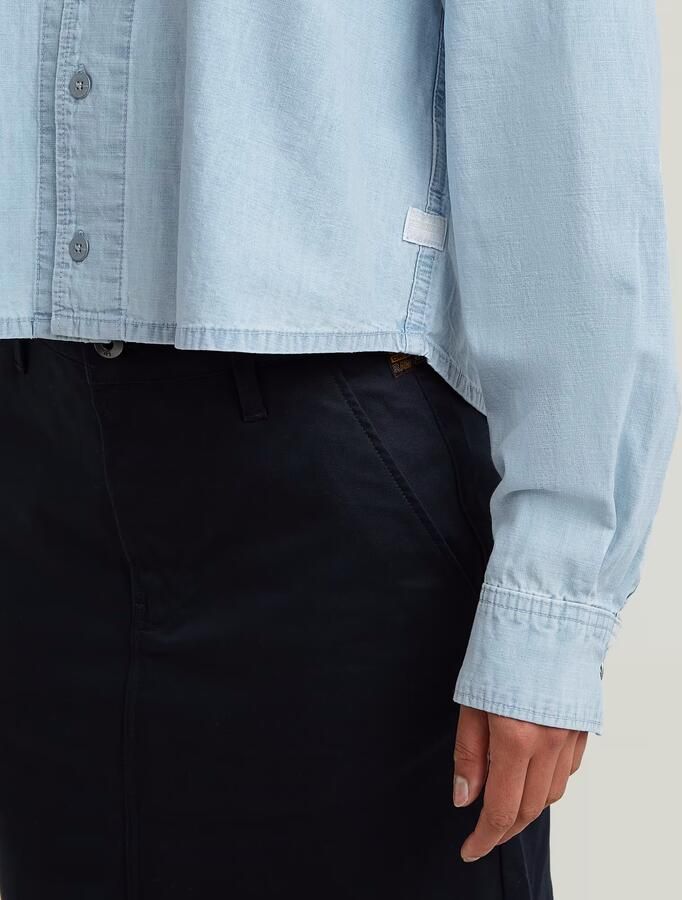G-Star RAW Resort Boxy Relaxed Overhemd Lichtblauw Dames - Foto 5