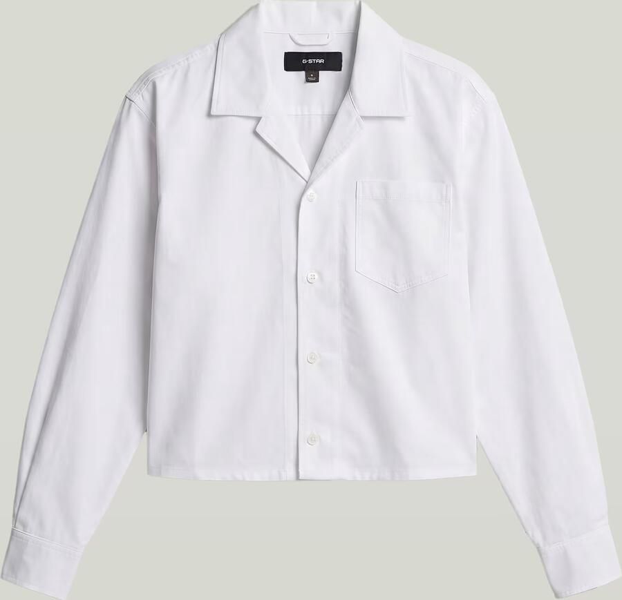 G-Star RAW Resort Boxy Relaxed Overhemd Wit Dames - Foto 3