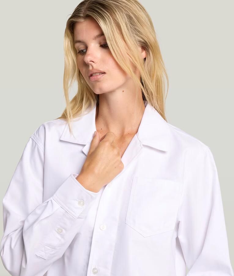 G-Star RAW Resort Boxy Relaxed Overhemd Wit Dames - Foto 4