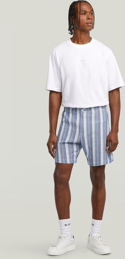 G-Star Raw Regular fit korte broek met structuurmotief model 'Resort' - Foto 6