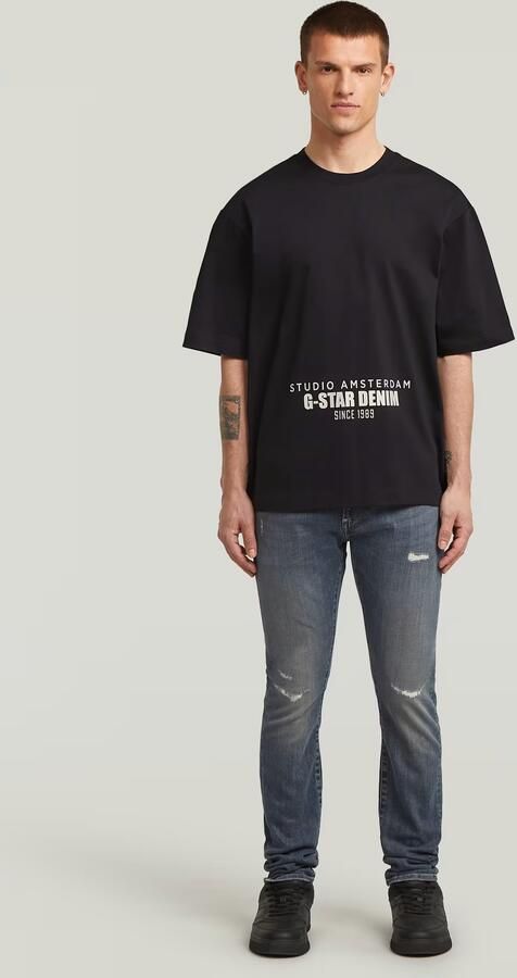 G-Star RAW Revend FWD Skinny Jeans Donkerblauw Heren - Foto 6