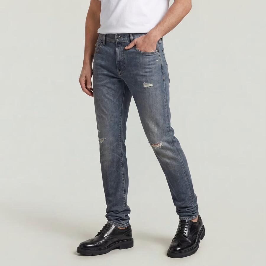G-Star RAW Revend FWD Skinny Jeans Donkerblauw Heren - Foto 3