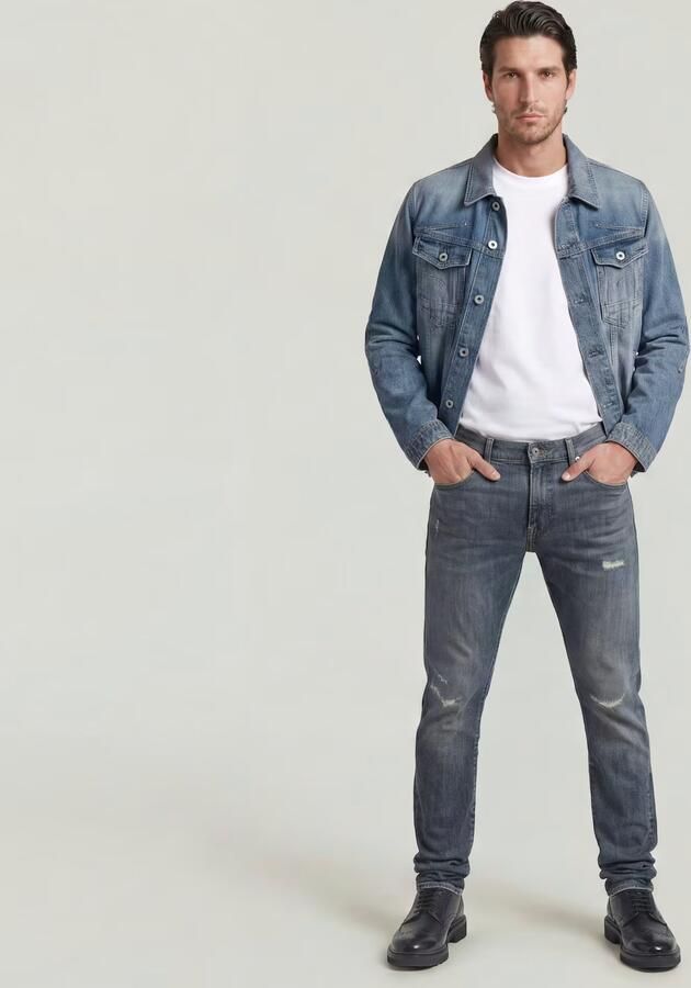 G-Star RAW Revend FWD Skinny Jeans Donkerblauw Heren - Foto 7