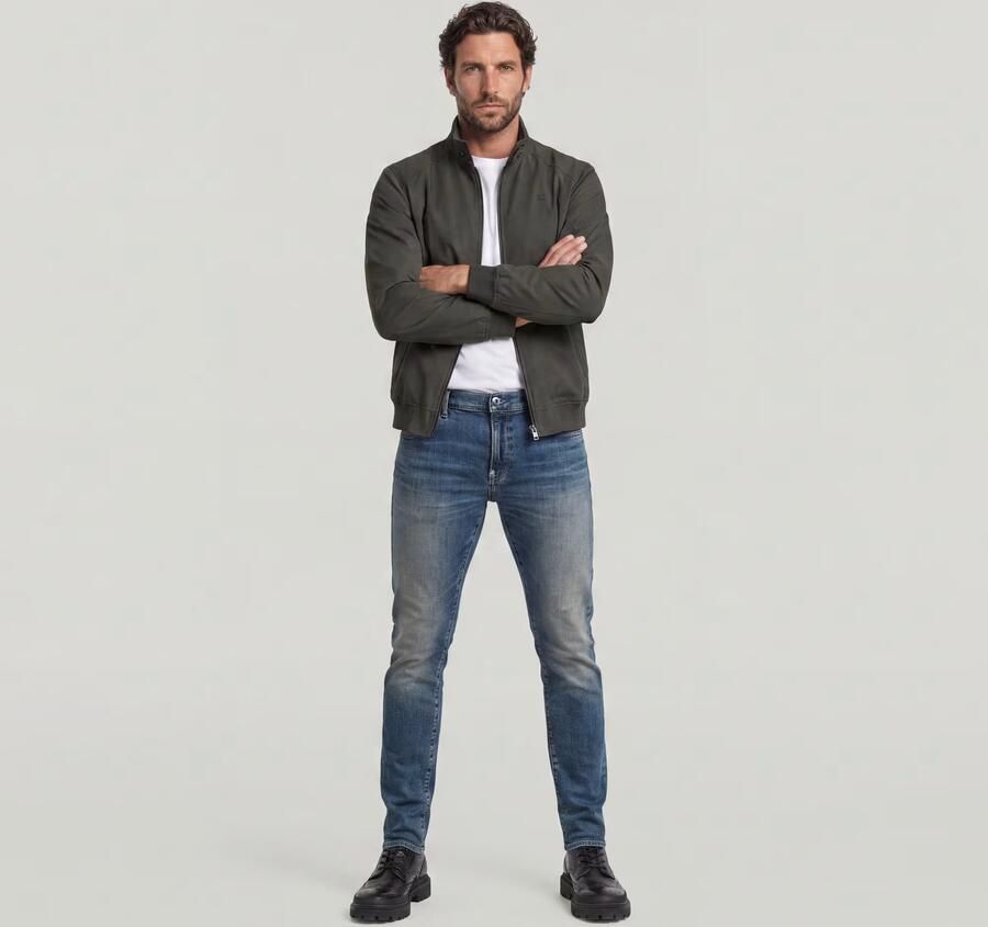 G-Star RAW Revend FWD Skinny Jeans Donkerblauw Heren - Foto 4