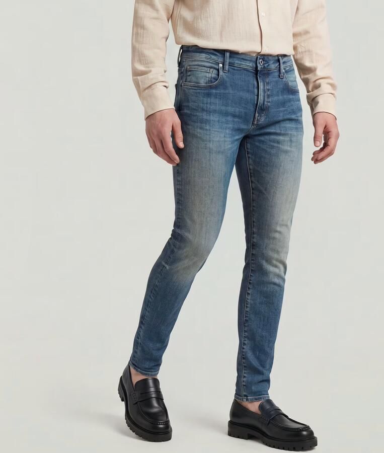 G-Star RAW Revend FWD Skinny Jeans Donkerblauw Heren - Foto 5