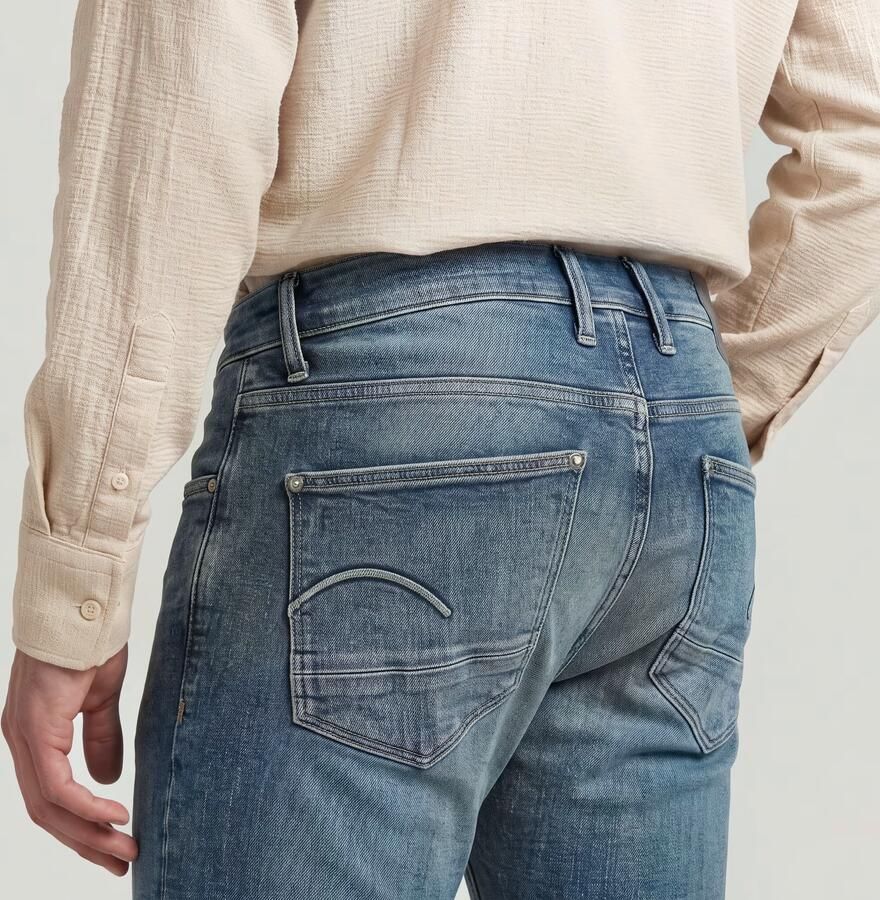 G-Star RAW Revend FWD Skinny Jeans Donkerblauw Heren - Foto 4