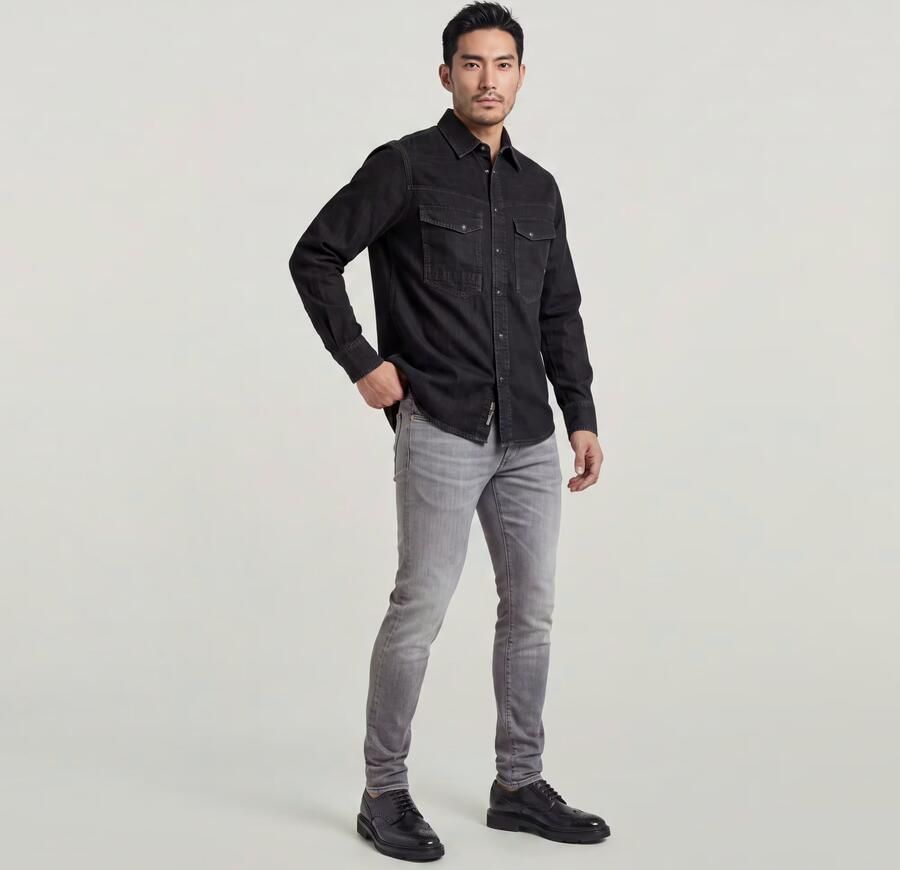 G-Star G Star RAW Revend skinny jeans sun faded glacier grey - Foto 12