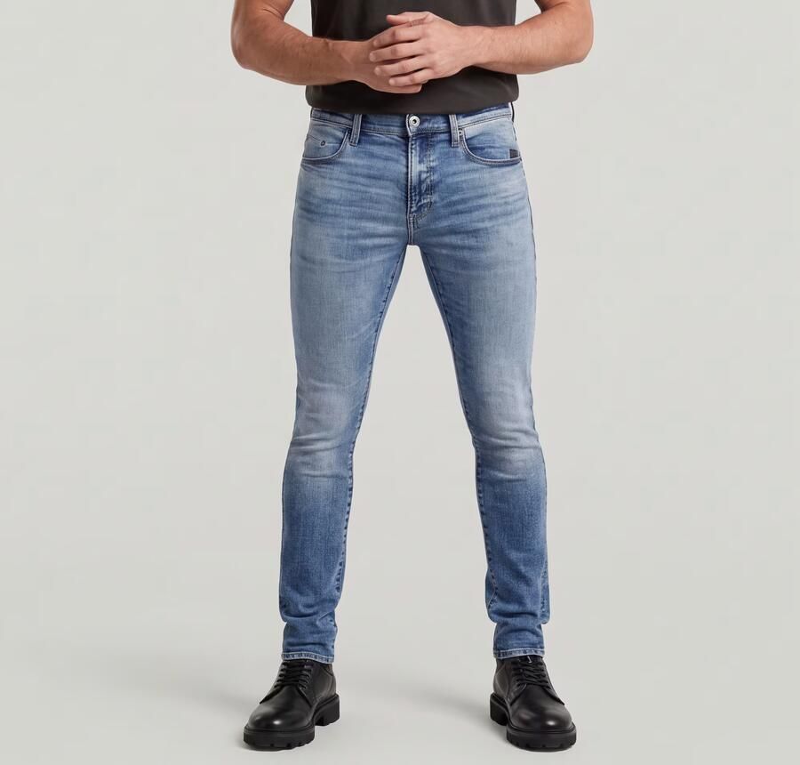 G-Star RAW Revend FWD Skinny Jeans Midden blauw Heren - Foto 6