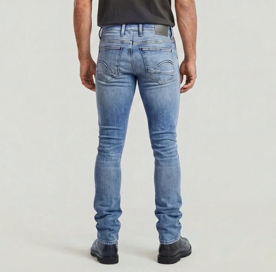 G-Star RAW Revend FWD Skinny Jeans Midden blauw Heren - Foto 4