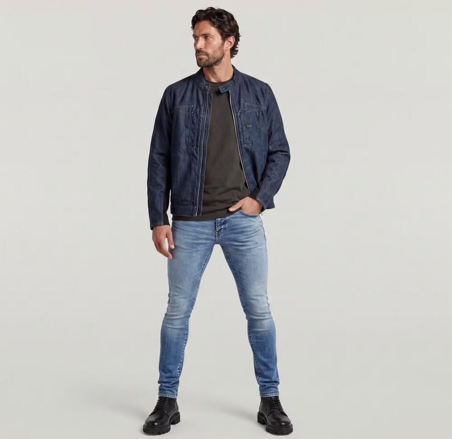 G-Star RAW Revend FWD Skinny Jeans Midden blauw Heren - Foto 5