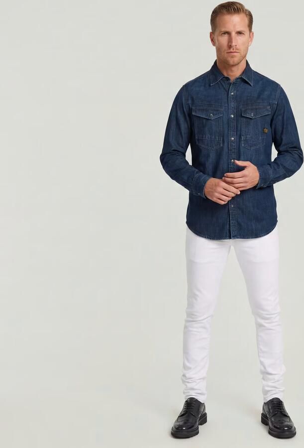 G-Star Raw Skinny fit jeans in effen design model 'REVEND FWD' - Foto 12