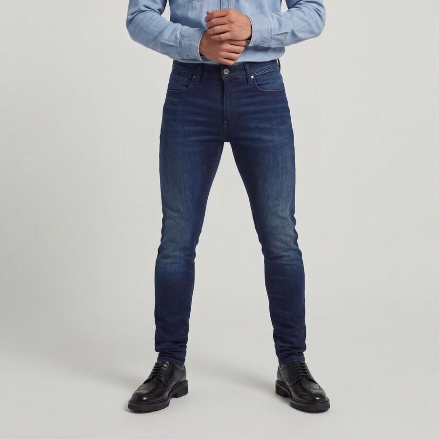 G-Star RAW Revend Skinny Jeans Donkerblauw Heren - Foto 5