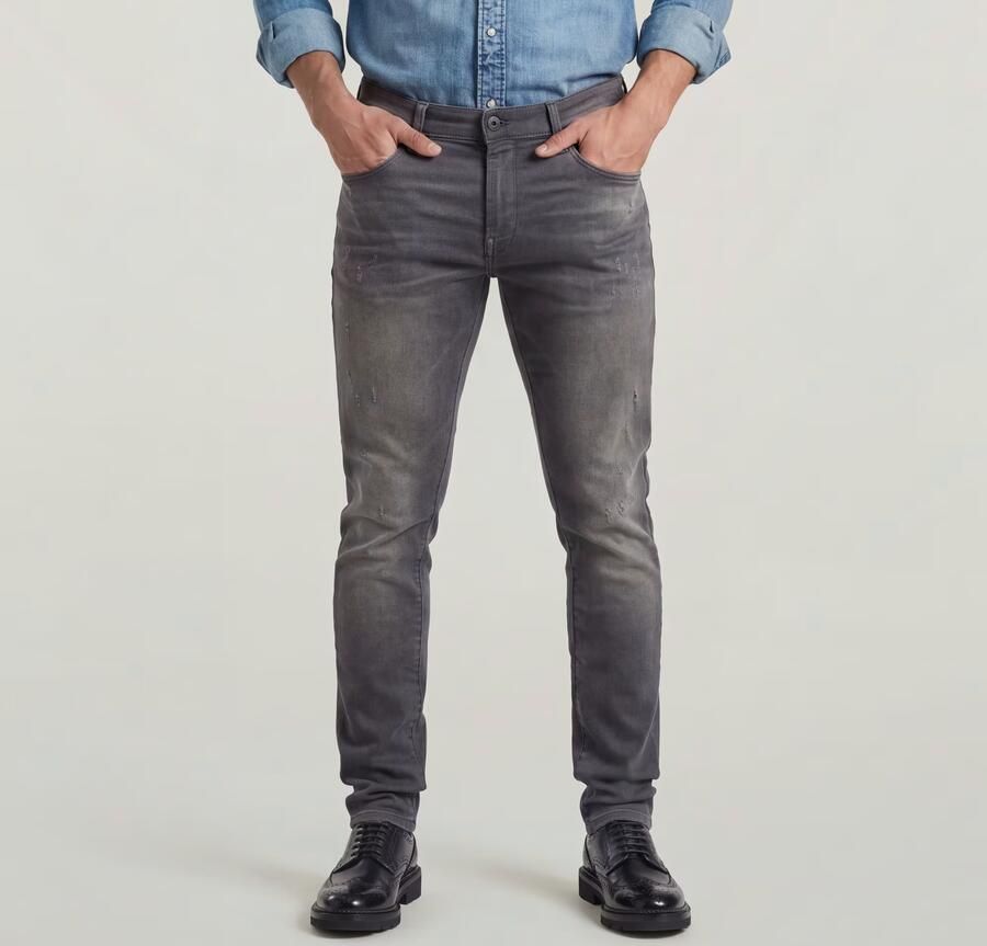 G-Star Grijze G Star Raw Skinny Jeans 6132 Slander Grey R Superstr - Foto 12